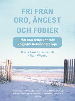 cover image of Fri från oro, ångest och fobier